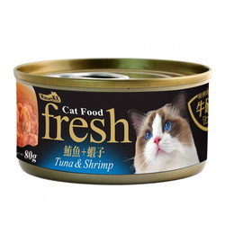 4712257320126(E)紐崔克(貓)湯罐鮪魚+蝦子80g