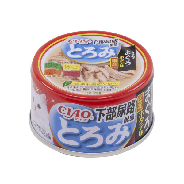 【即期促銷】CIAO  多樂米濃湯罐 80g 下部尿路/雞肉+鰹魚+(吻仔魚/扇貝)