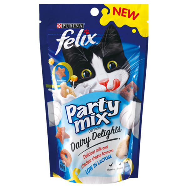 【即期促銷】 Felix日本菲力貓 貓脆餅60g -奶香派對牛奶巧達起司風味