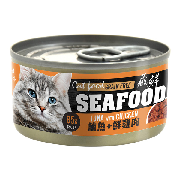 2302020310915(E)藏鮮營養貓餐罐-鮪魚+鮮雞肉85g