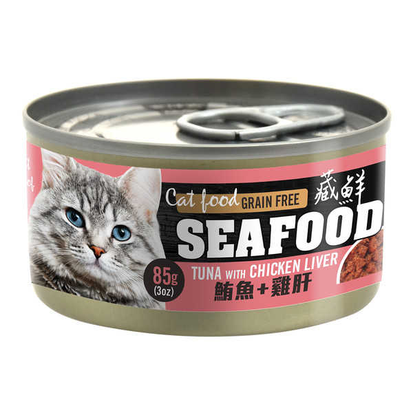 2302020310939(E)藏鮮營養貓餐罐-鮪魚+雞肝85g