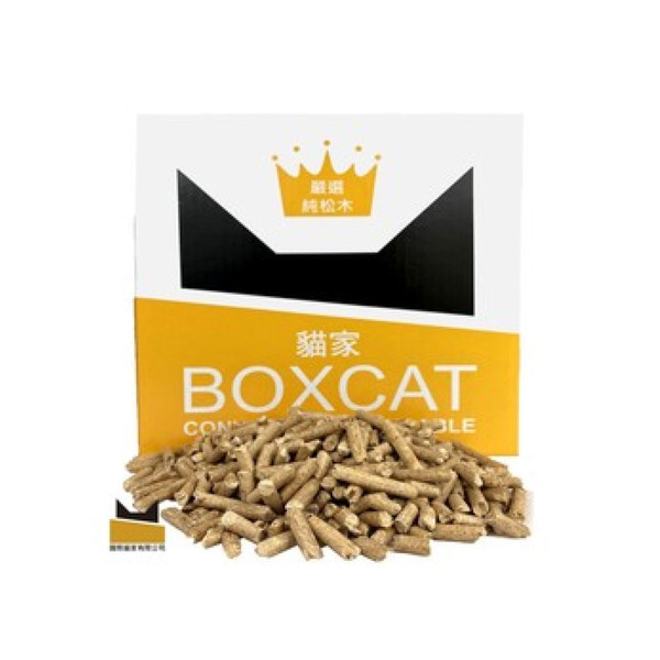 【國際貓家 BOXCAT】黃標松木木屑砂15lb