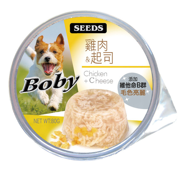 BOby餐杯(雞肉+起司)80g-罐(24/箱) 4719865825111