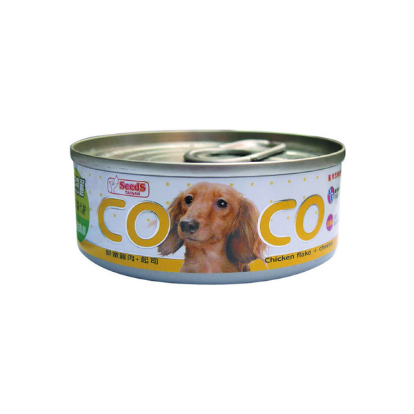 CoCo機能狗(鮮嫩雞肉+起司)80g-罐(24/箱) 4719865822400