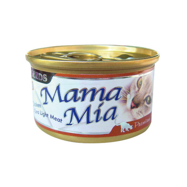 MAMAMIA貓餐(雞肉+鮪魚)85g-罐(24/箱)4719865826088