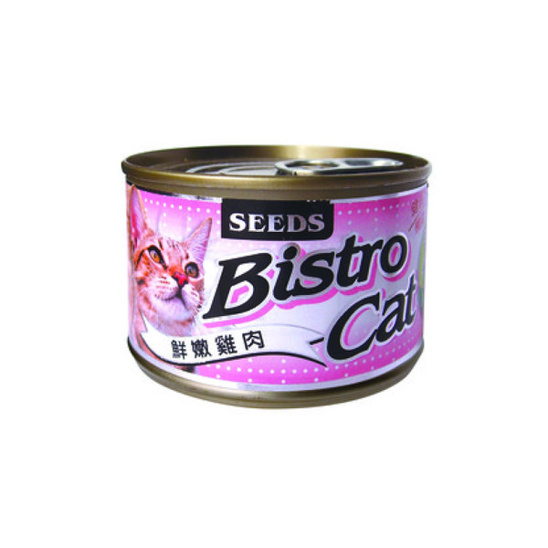 【惜時SEEDS】Bistro cat特級銀貓大罐鮮嫩雞肉170g