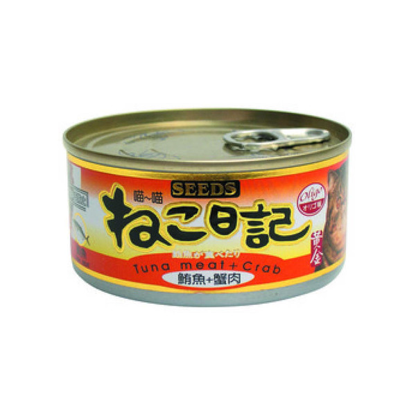 4719865821540喵喵日記-鮪魚+蟹肉170g-罐(48/箱)