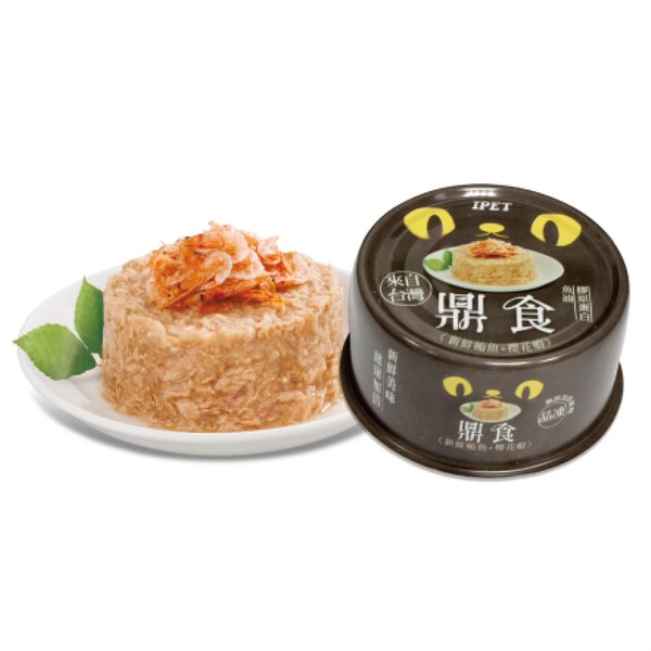 4716609961517鼎食晶凍(貓)鮪魚+櫻花蝦85g(罐)