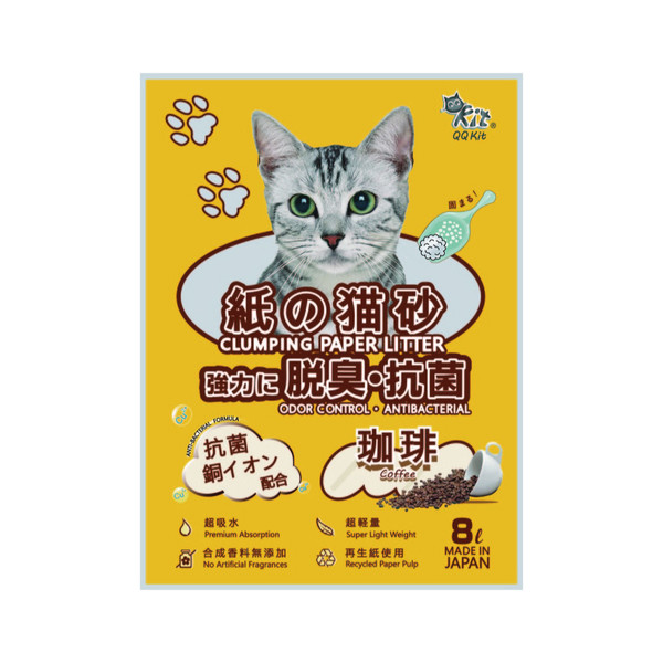 4710701799955日本凝結紙貓砂-咖啡8L