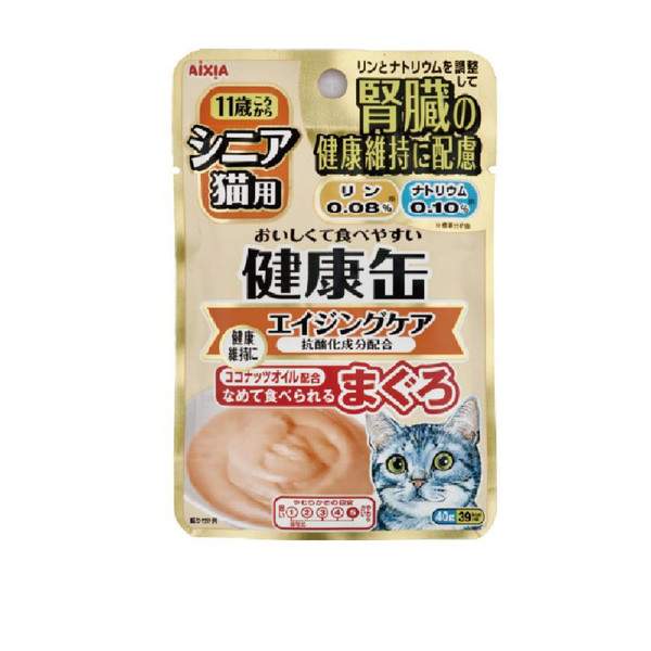【Aixia】愛喜雅 健康主食缶40g-抗氧化/毛球/皮膚/尿路/腸道
