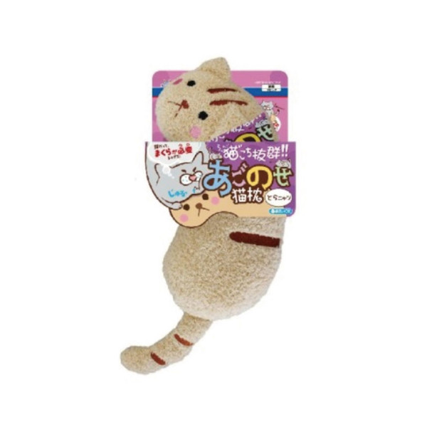 1061068500Doggyman貓用溫馨舒適造型枕-奶茶喵