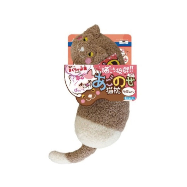 1061068600Doggyman貓用溫馨舒適造型枕-巧克力喵