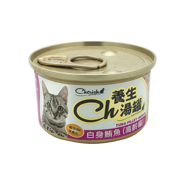 CH養生湯罐-白身鮪魚(高齡貓)80g 4711481505828