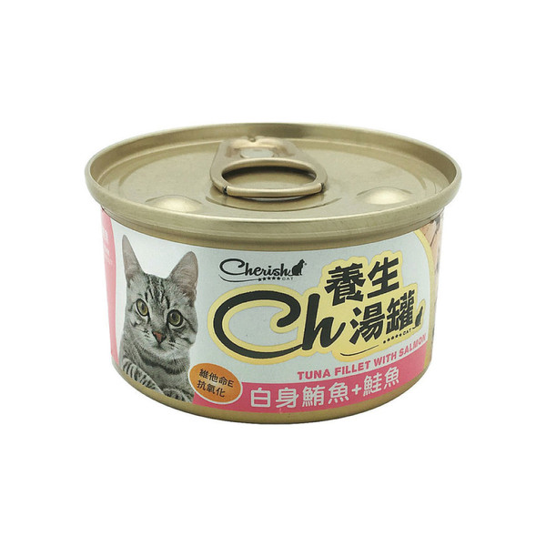 CH養生湯罐-白身鮪魚+鮭魚80g 4711481505835