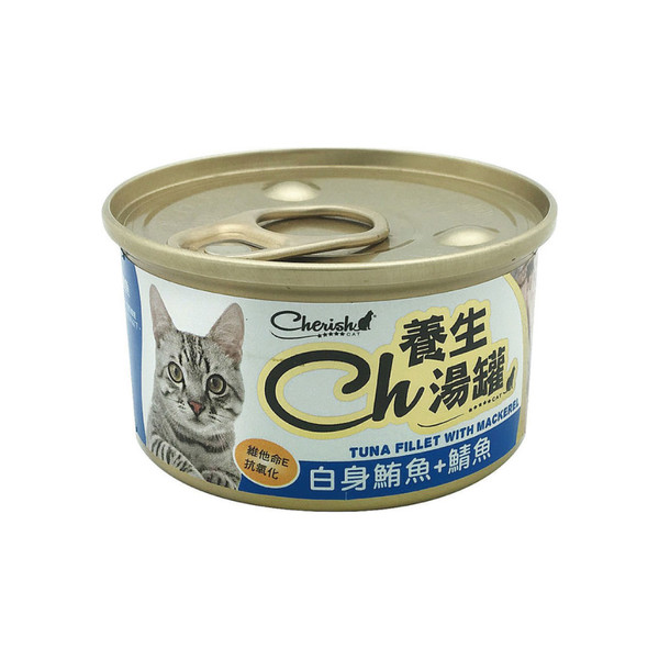 CH養生湯罐-白身鮪魚+鯖魚80g 4711481505873