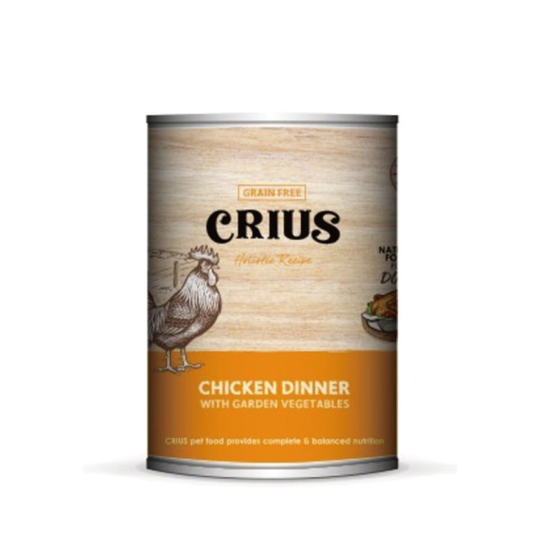 642872501416Ceres克瑞斯紐西蘭天然主食[狗]罐-放養雞(375G)-(12/箱)