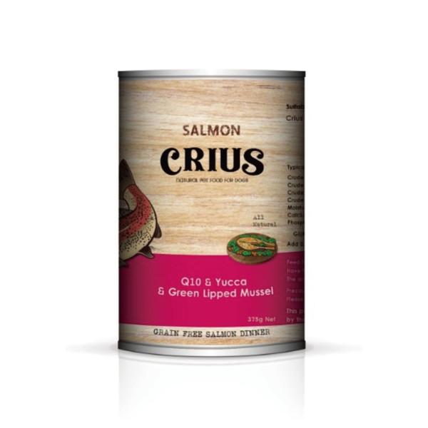 642872501508	Ceres克瑞斯紐西蘭天然主食[狗]罐-野生鮭(375G)-(12/箱)