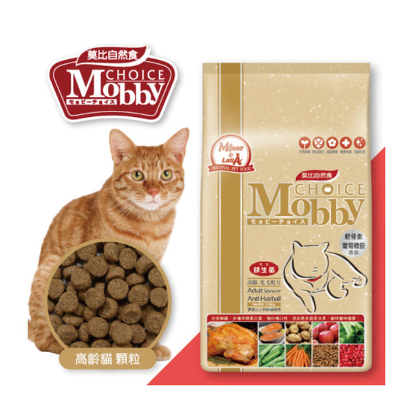 【MobbyChoice莫比自然食】雞肉米高齡貓化毛(1.5KG/3KG)