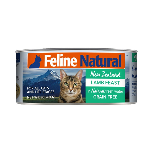 【即期促銷】紐西蘭K9(貓)鮮燉生肉主食貓罐無穀羊85g