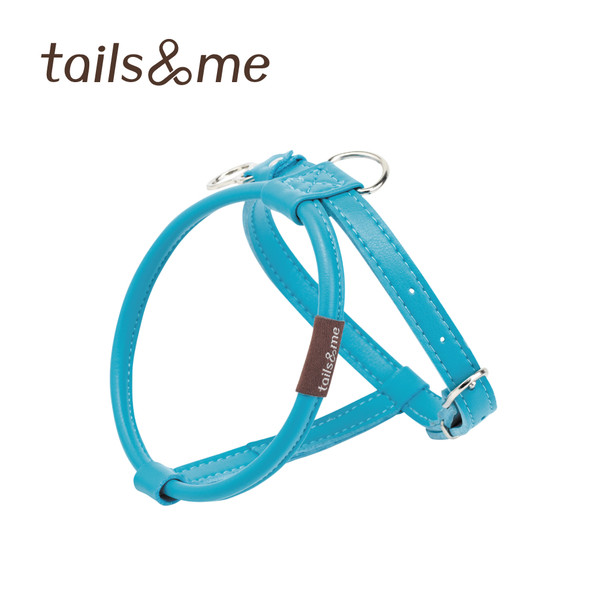 【tails & me 尾巴與我】自然概念革純粹款胸背帶-青石藍 (XS/S/M)