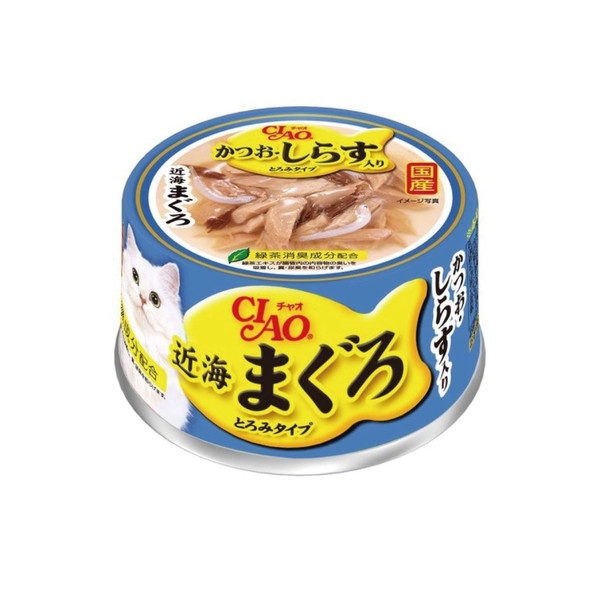 CIAO 近海罐 (鰹+小魚)80g