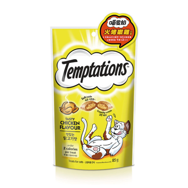 TEMPTATIONS貓餡餅-火烤嫩雞口味85g