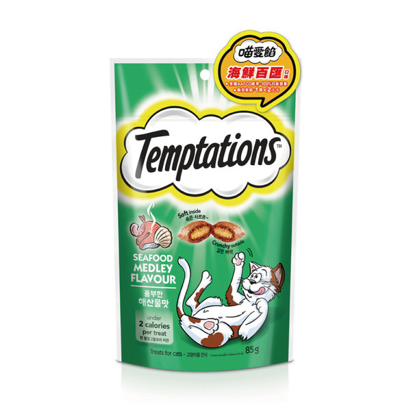 TEMPTATIONS貓餡餅-海鮮百匯口味85g