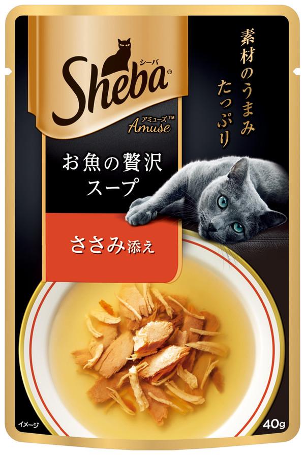 SHEBA日式鮮饌包(黑金邊)雙鮮高湯(蟹肉+鮭魚) 40g
