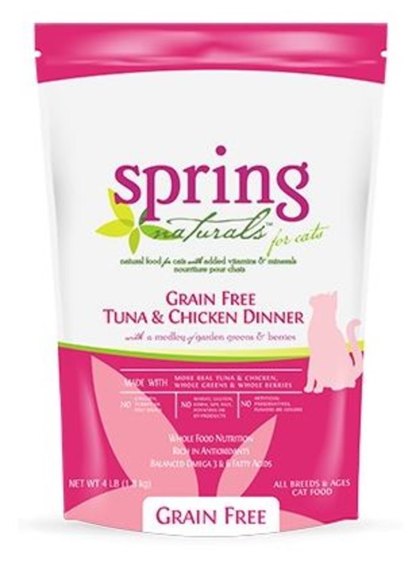 【即期促銷】Spring Natural 曙光-無榖鮪魚雞肉貓糧 10lb