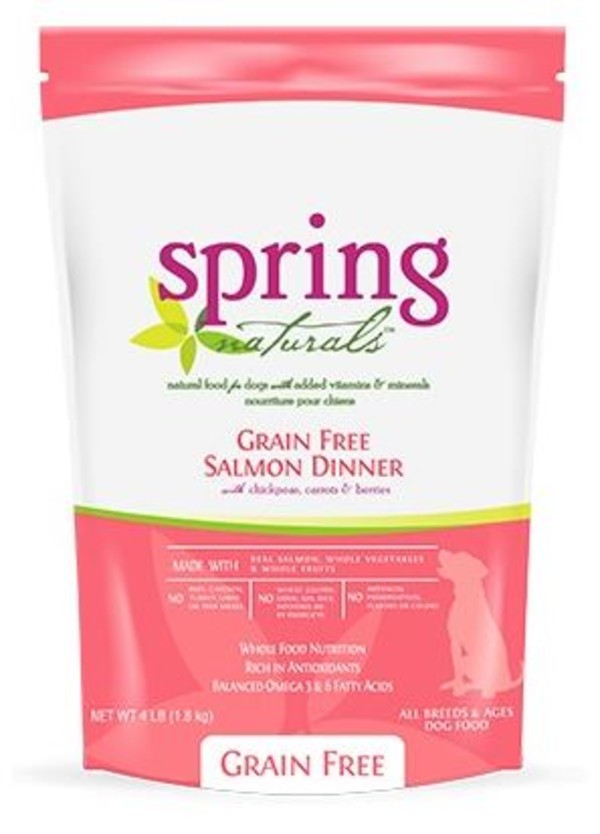 【即期促銷】Spring Natural 曙光  天然餐食-無穀鮭魚犬糧12lb