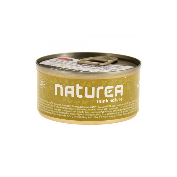 Naturea歐金天然無穀物貓主食罐(鮪魚+木瓜)85g