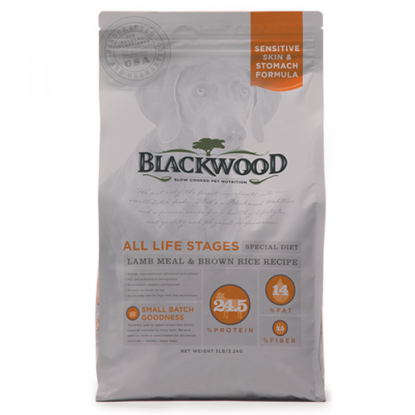 BLACKWOOD 柏萊富 功能性全齡 護膚亮毛配方(羊肉+糙米)30lb