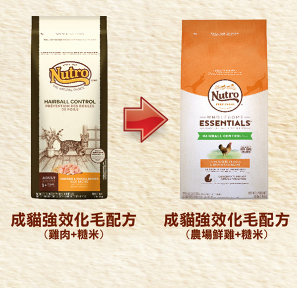 Nutro美士全護營養成貓有效化毛配方(農場鮮雞+糙米)14磅
