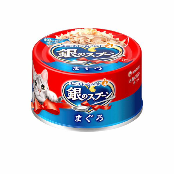 【Unicharm 嬌聯】銀湯匙貓罐頭鮪魚70g  共6種口味