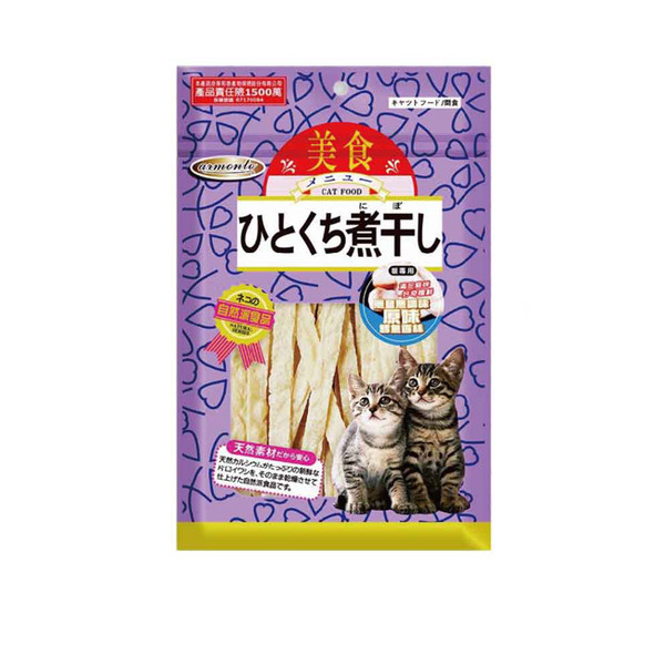 【Armonto阿曼特】貓用零食無鹽無調味鱈魚香絲(原味) 40g