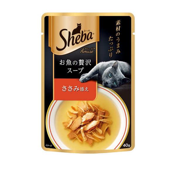 SHEBA日式鮮饌包成貓專用海陸燉湯(鮪魚+雞肉)40g