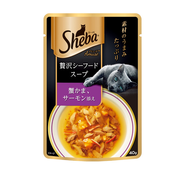 SHEBA日式鮮饌包成貓專用雙鮮高湯(蟹肉+鮭魚)40g