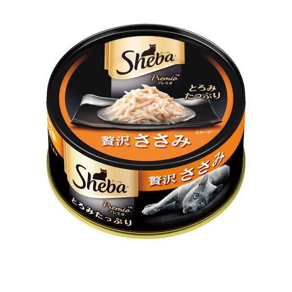 Sheba日式黑罐-成貓專用鮮煮雞絲75g