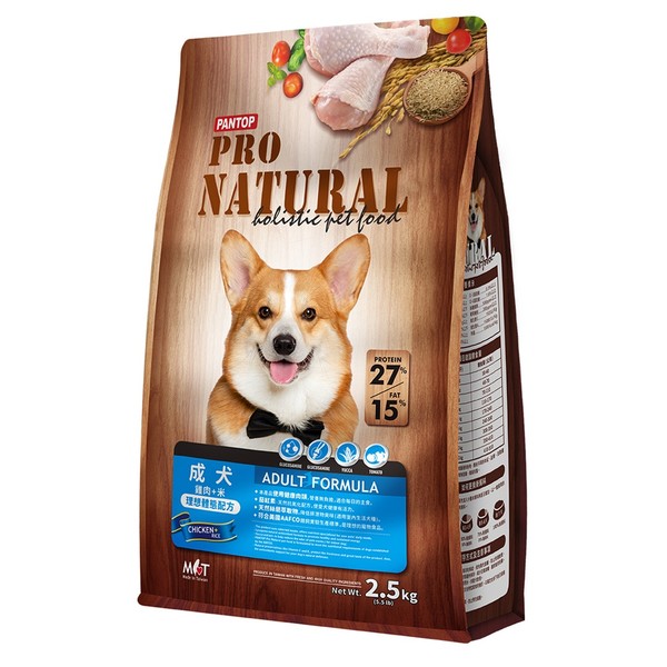 PANTOP邦比健康寵糧-成犬理想體態配方(雞肉+米) 2.5kg