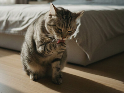 貓咪吐毛球、乾嘔好心疼？換毛季排毛怎麼做｜貓用排毛粉＋膳食纖維推薦：森悅CenTree毛順排 纖維酵素配方天然不刺激